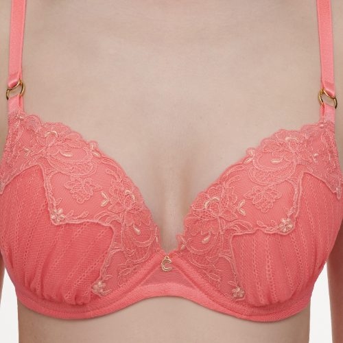 Chantelle Cabaret Sauvage koralle vorgeformter bh