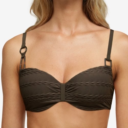 Chantelle Bademode Vibrant braun gemoldefer bikini bh