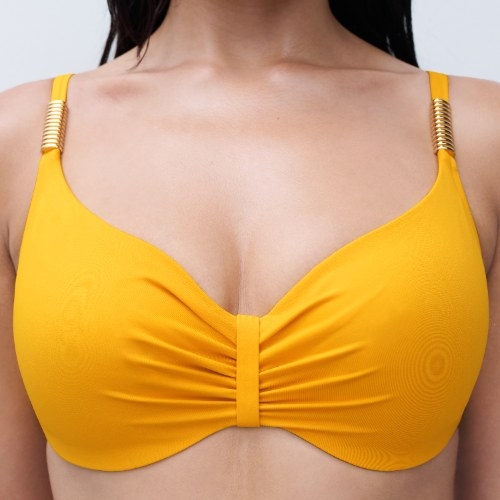 Chantelle Bademode Icon gelb unwattierter bikini bh