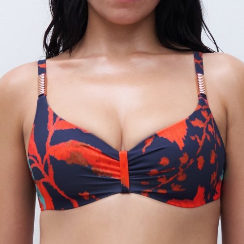 Chantelle Bademode Icon grau unwattierter bikini bh