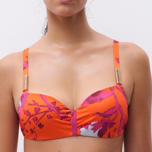 Chantelle Bademode Icon orange gemoldefer bikini bh