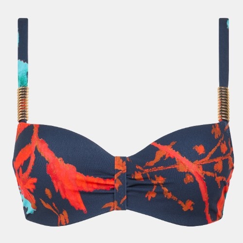 Chantelle Bademode Icon grau gemoldefer bikini bh