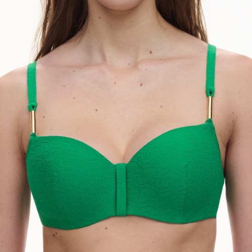 Chantelle Bademode Hera grün gemoldefer bikini bh