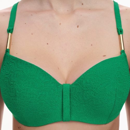Chantelle Bademode Hera grün gemoldefer bikini bh