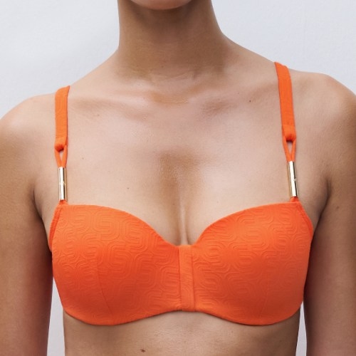Chantelle Bademode Hera orange gemoldefer bikini bh