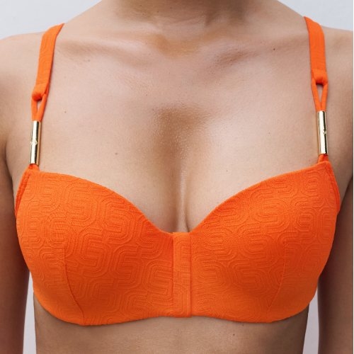 Chantelle Bademode Hera orange gemoldefer bikini bh