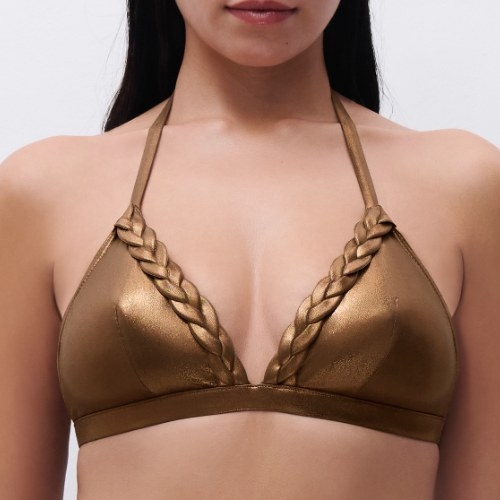 Chantelle Bademode Shaman bronze unwattierter bikini bh