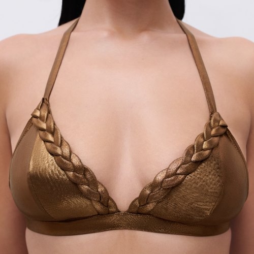 Chantelle Bademode Shaman bronze unwattierter bikini bh