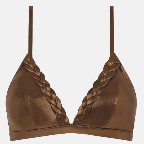 Chantelle Bademode Shaman bronze unwattierter bikini bh