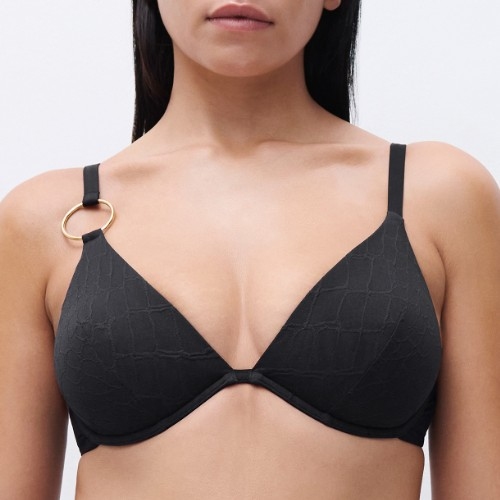 Chantelle Bademode Eclipse schwarz unwattierter bikini bh