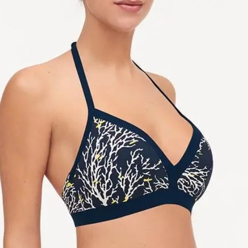Chantelle Bademode Atlantis navy-blau gemoldefer bikini bh