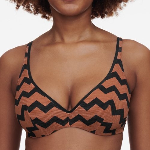 Chantelle Bademode Totem braun unwattierter bikini bh