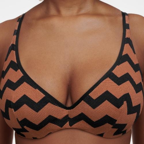 Chantelle Bademode Totem braun unwattierter bikini bh