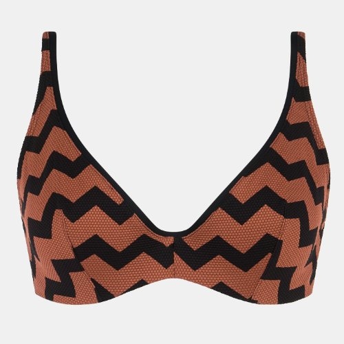 Chantelle Bademode Totem braun unwattierter bikini bh