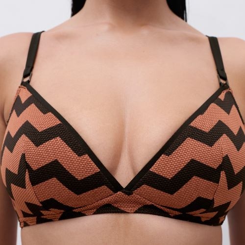 Chantelle Bademode Totem braun unwattierter bikini bh