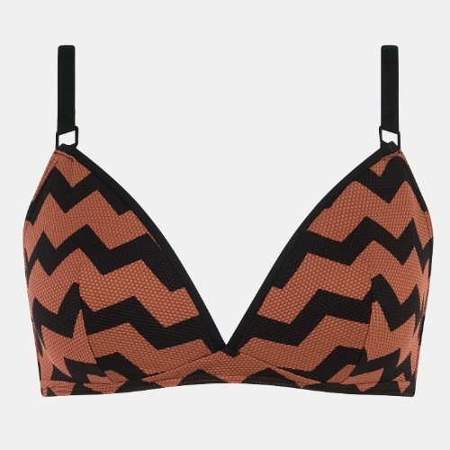 Chantelle Bademode Totem braun unwattierter bikini bh