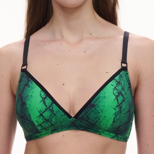 Chantelle Bademode Totem grün unwattierter bikini bh