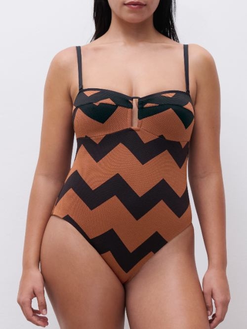 Chantelle Bademode Totem braun badeanzüge