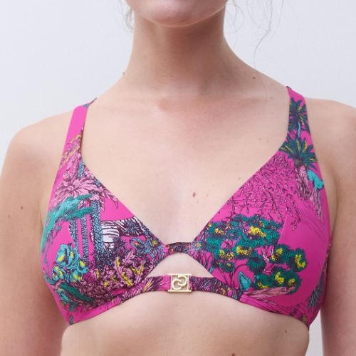 Chantelle Bademode Sauvage pink unwattierter bikini bh