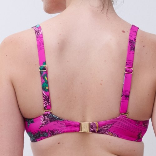 Chantelle Bademode Sauvage pink unwattierter bikini bh