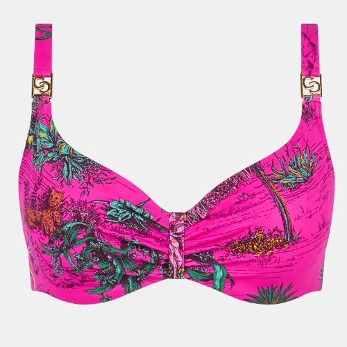 Chantelle Bademode Sauvage pink unwattierter bikini bh
