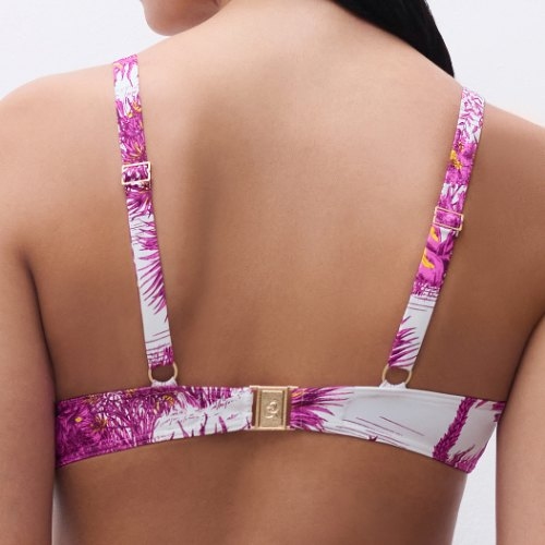 Chantelle Bademode Sauvage weiß unwattierter bikini bh