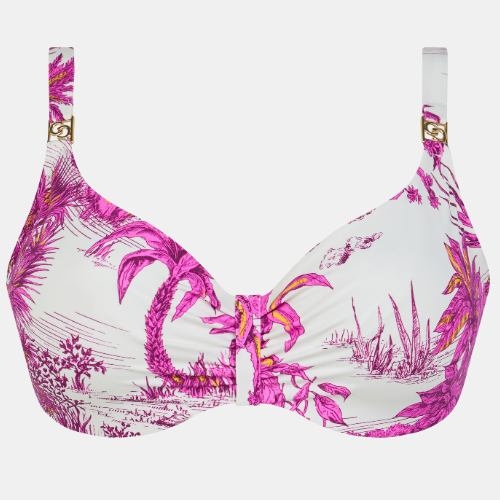 Chantelle Bademode Sauvage weiß unwattierter bikini bh