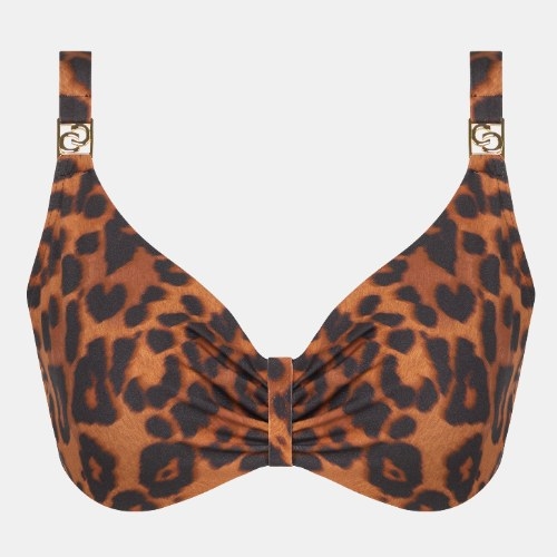 Chantelle Bademode Sauvage braun unwattierter bikini bh