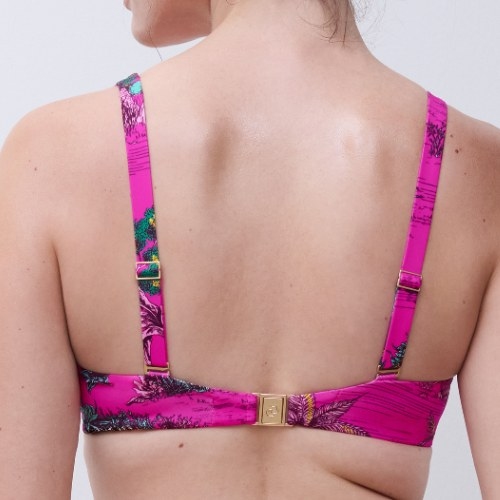 Chantelle Bademode Sauvage pink unwattierter bikini bh