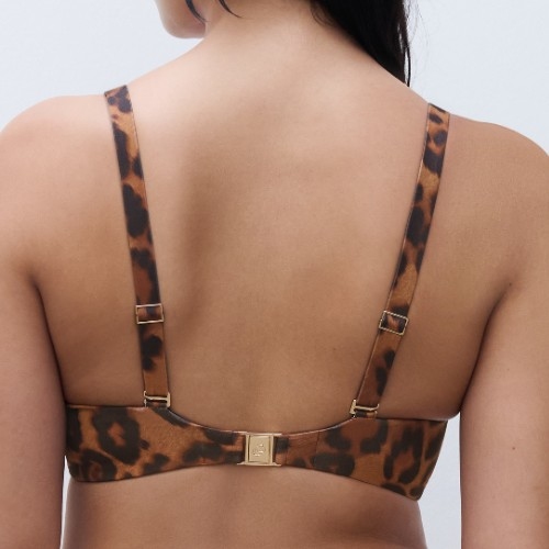 Chantelle Bademode Sauvage braun gemoldefer bikini bh