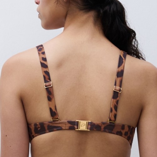 Chantelle Bademode Sauvage braun gemoldefer bikini bh