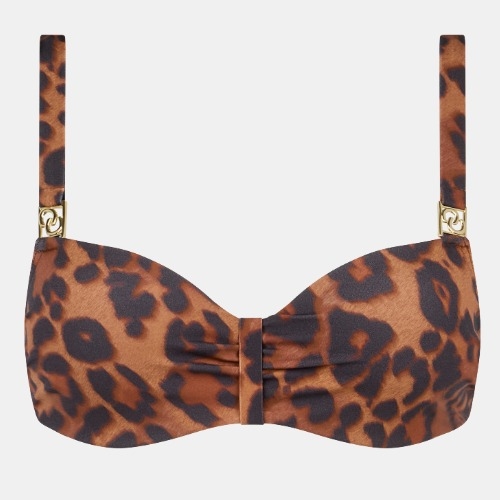 Chantelle Bademode Sauvage braun gemoldefer bikini bh