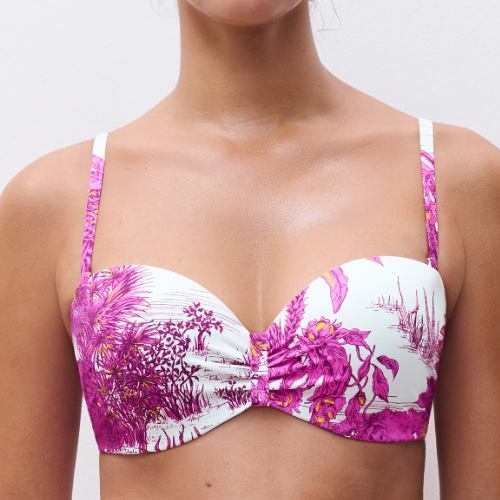 Chantelle Bademode Sauvage weiß gemoldefer bikini bh