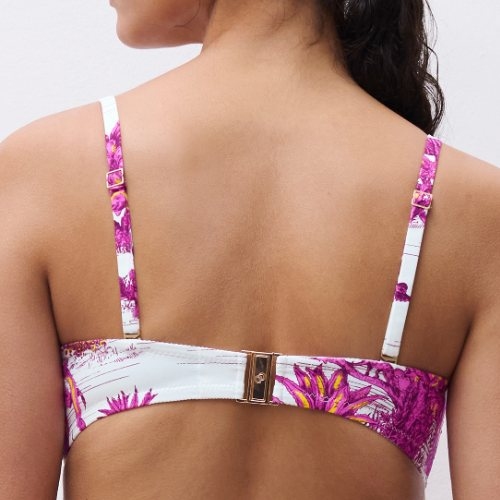 Chantelle Bademode Sauvage weiß gemoldefer bikini bh