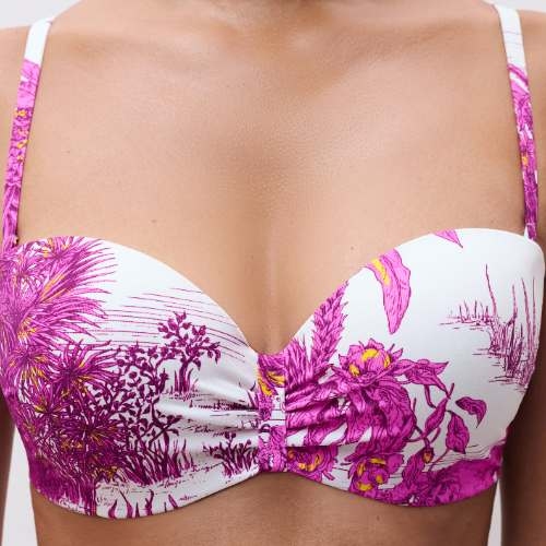 Chantelle Bademode Sauvage weiß gemoldefer bikini bh