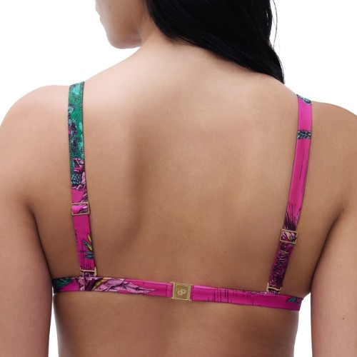 Chantelle Bademode Sauvage pink unwattierter bikini bh
