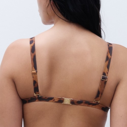 Chantelle Bademode Sauvage braun unwattierter bikini bh