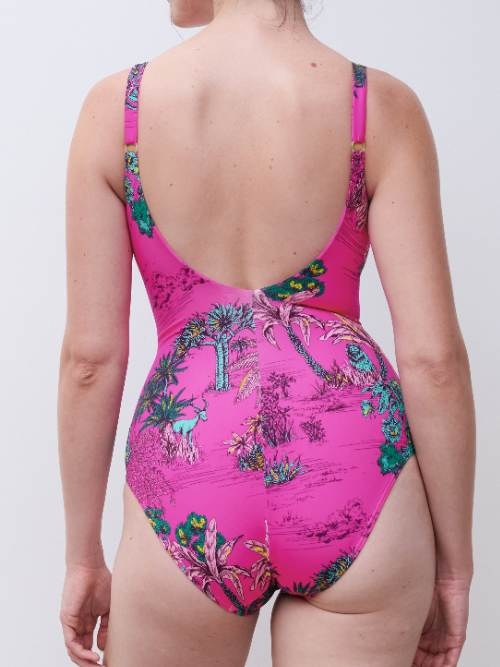 Chantelle Bademode Sauvage pink badeanzüge