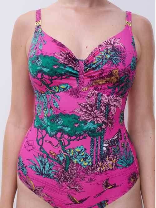 Chantelle Bademode Sauvage pink badeanzüge