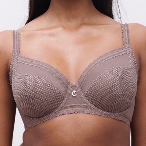 Chantelle New Romance taupe nicht geformter bh