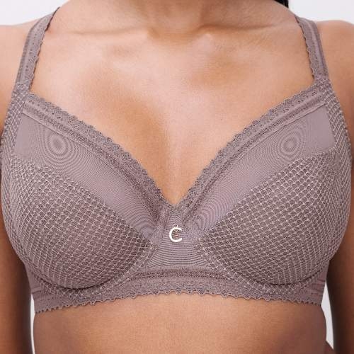 Chantelle New Romance taupe nicht geformter bh