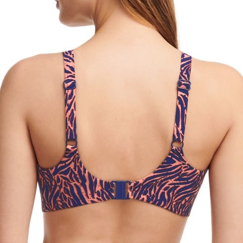 Femilet Badmode Tidra navy-blau/pink unwattierter bikini bh
