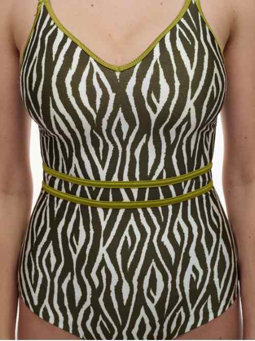 Femilet Badmode Sifnos grün/weiß badeanzüge