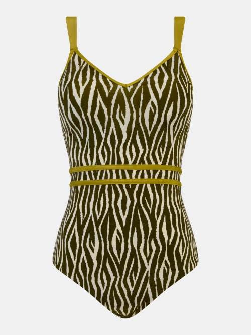 Femilet Badmode Sifnos grün/weiß badeanzüge