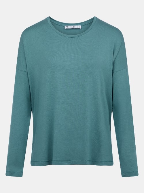 Femilet Nachtmode Yara grün schlafshirt