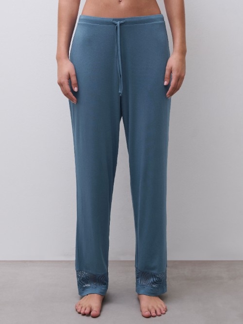 Femilet Nachtmode Josie jeans blau pyjamahose