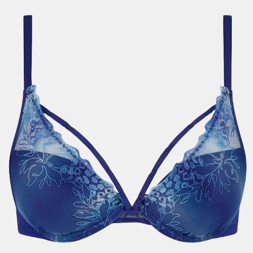 Chantelle Spice navy-blau push up bh