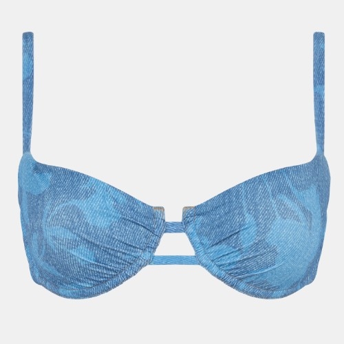 Chantelle Bademode Easy Pop jeans blau gemoldefer bikini bh