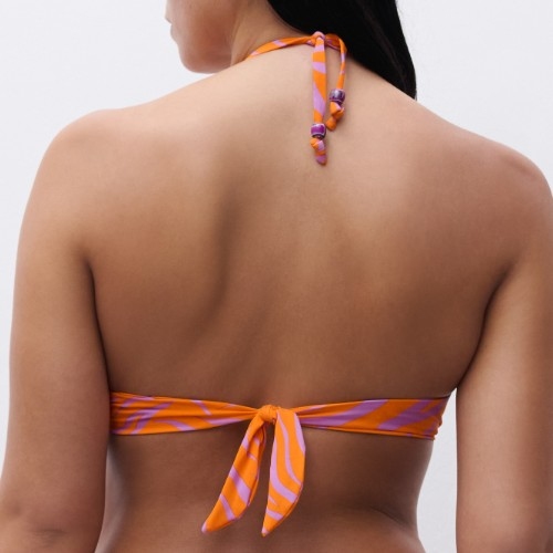 Chantelle Bademode Easy Pop orange/pink unwattierter bikini bh