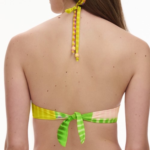 Chantelle Bademode Easy Pop grün unwattierter bikini bh